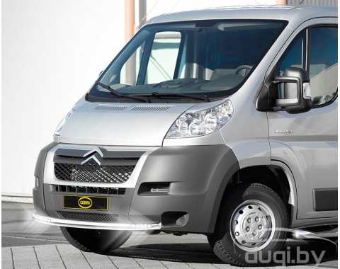 Одинарная труба "Cobra" с Led подсветкой для Ducato
