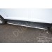 Ford Kuga с 2012-2019 боковые подножки Hector D53 из нержавеющей стали и накладным листом из алюминия 