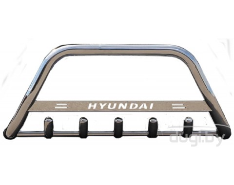 Кенгурятник с надписью "HYUNDAI" для Terracan (2001-...).