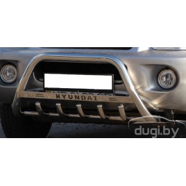 Кенгурятник с надписью "HYUNDAI" для IX35.