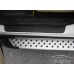 Пороги алюминиевые "Artemis" для Toyota Highlander 2014-...