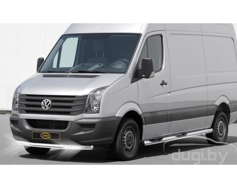 Одинарная труба "Cobra" с Led подсветкой для Crafter