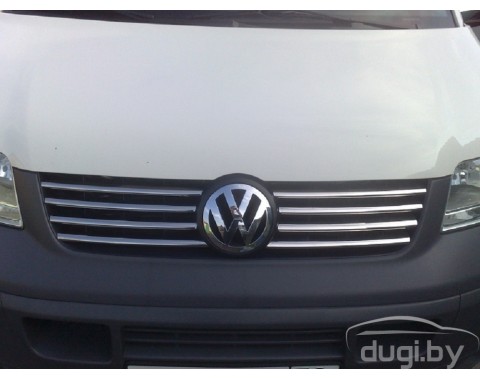 Накладки на решетку радиатора для VW T5