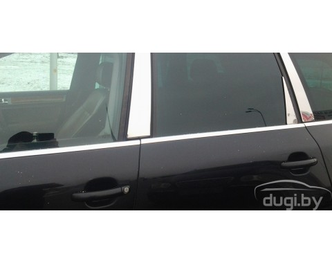 Нижние молдинги стекол (нерж.) для Touareg.