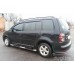 Пороги - трубы "Delux" для Volkswagen Touran.
