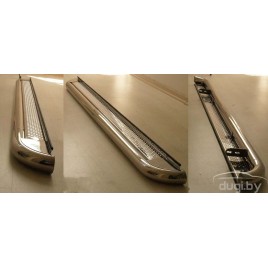 Боковые подножки - площадка для Volkswagen Caravelle T5 (д.б.).