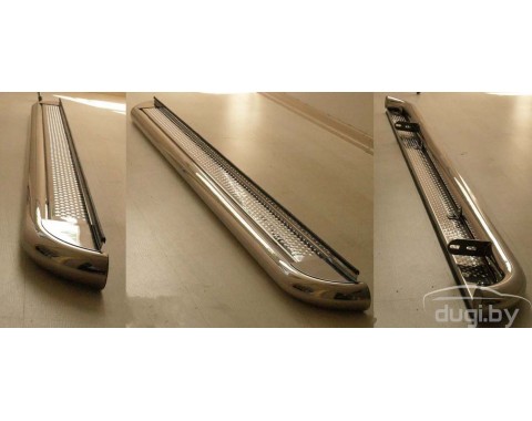 Боковые подножки - площадка для Volkswagen Caravelle T5 (д.б.).