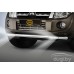 Одинарная труба "Cobra" с Led подсветкой для Pajero 4