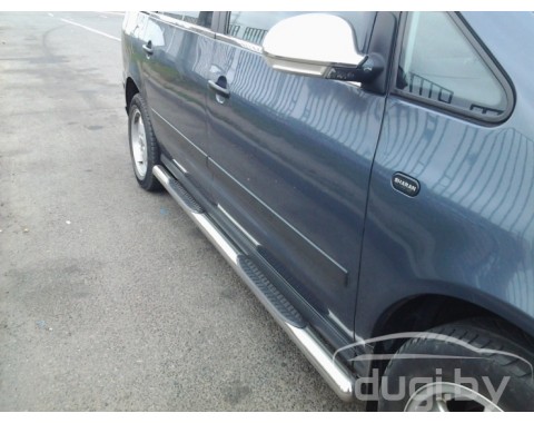 Защита порогов трубы "Trump" для Volkswagen Sharan 1995-2010