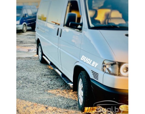 Пороги трубы "Delux" для Volkswagen T4 длинная база Пороги трубы "Delux" для Volkswagen T4 длинная база