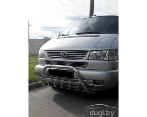 Кенгурятник с надписью "Volkswagen" для VW T4. 
