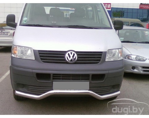 Передняя защита труба с изгибом для Volkswagen Multivan T5 Передняя защита труба с изгибом для Volkswagen Multivan T5